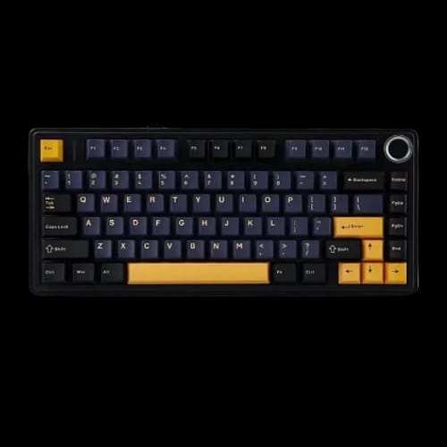 aula f75 wireless mechanical keyboard black contour seiya switch