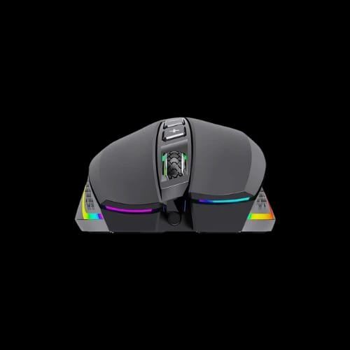 aula f805 wired programmable gaming mouse black front