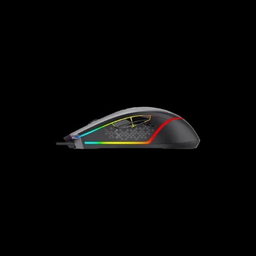 aula f805 wired programmable gaming mouse black side