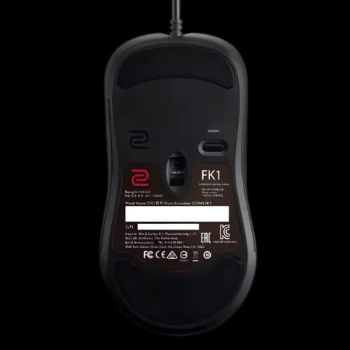 benq zowie fk1 gaming mouse back