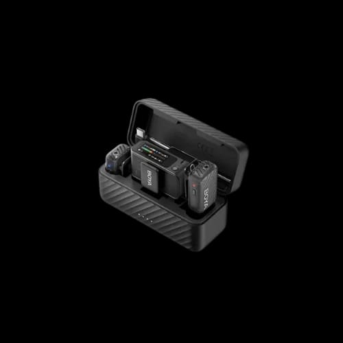 boya boyamic 2 ai powered button mini wireless microphone system