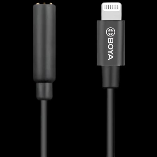 boya by k3 trs to male lightning adaptermain