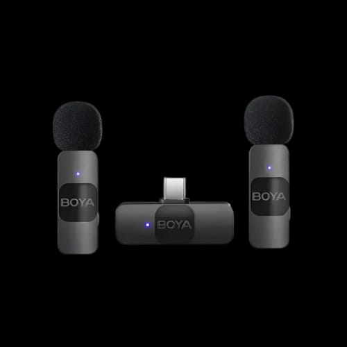 boya by v20 20 ultracompact 24ghz wireless microphone system for type c devicemain