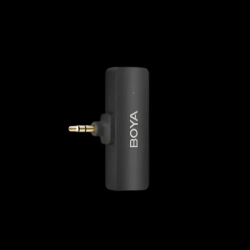 boya by v4 4 channel mini wireless microphone with 35mm converterplug