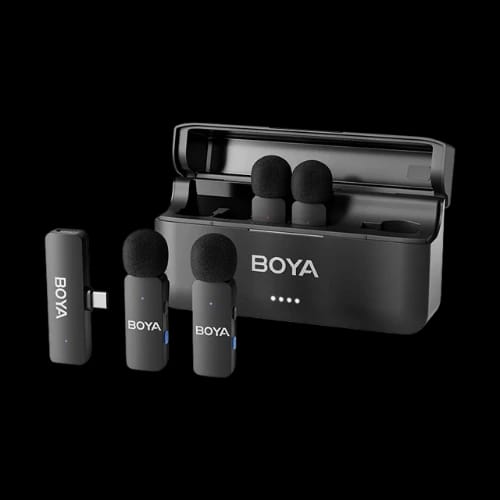 boya by v4u 24ghz 4 channel mini wireless microphone systemmain