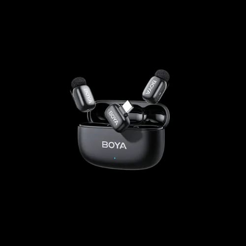 boya mini 2 02 ai noise cancellation super mini wireless microphone