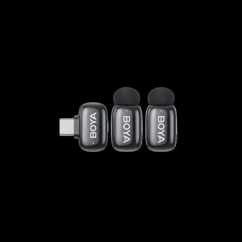 boya mini 2 04 ai noise cancellation super mini wireless microphone