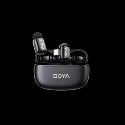 boya mini 2 05 ai noise cancellation super mini wireless microphone