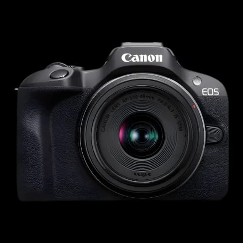 canon eos r100 mirrorless camera with 18 45mm lens main