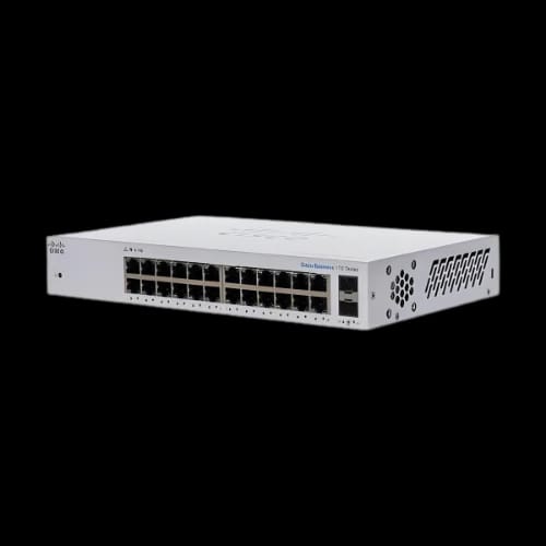 cisco cbs110 24t eu 24 port gigabit ethernet unmanaged switch with 2 gigabit sfp main