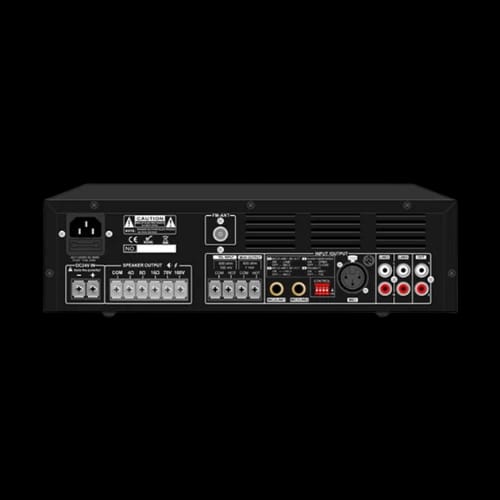cmx ea 30 30w pa mixer amplifier back