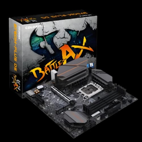 colorful battle ax b760m plus d5 v20 matx motherboard main