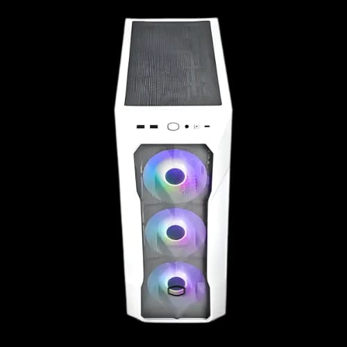 cooler master td500 mesh v2 argb gaming casewhite top sidee