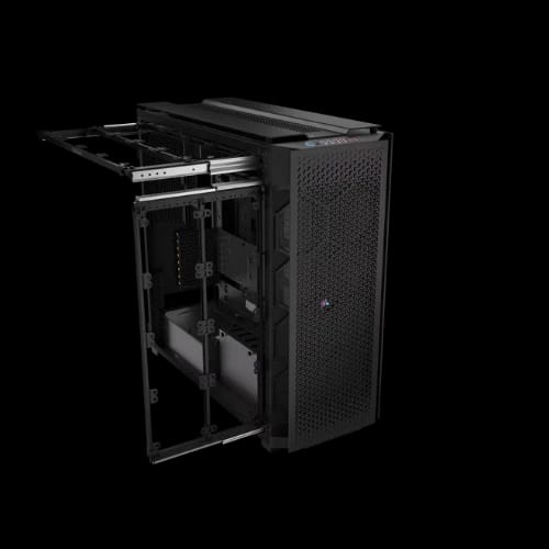 corsair icue 9000d rgb airflow tower tg case black 2