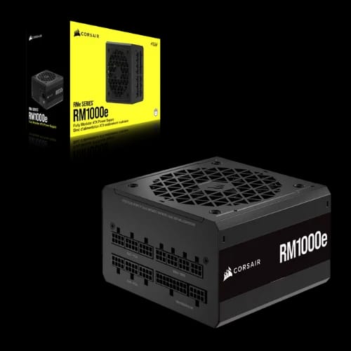corsair rm1000e 1000w 80 plus gold fully modular power supply black