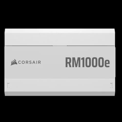 corsair rm1000e 1000w 80 plus gold fully modular power supply white