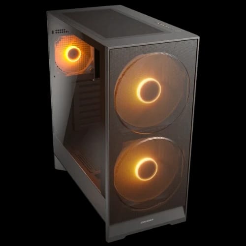cougar airface 180 argb atx mid tower gaming casing 3