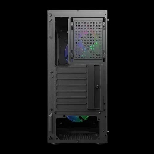 cougar mx110 rgb mid tower gaming casing back