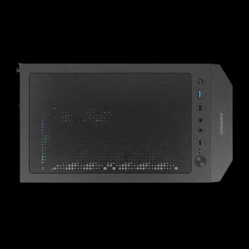 cougar mx110 rgb mid tower gaming casing top