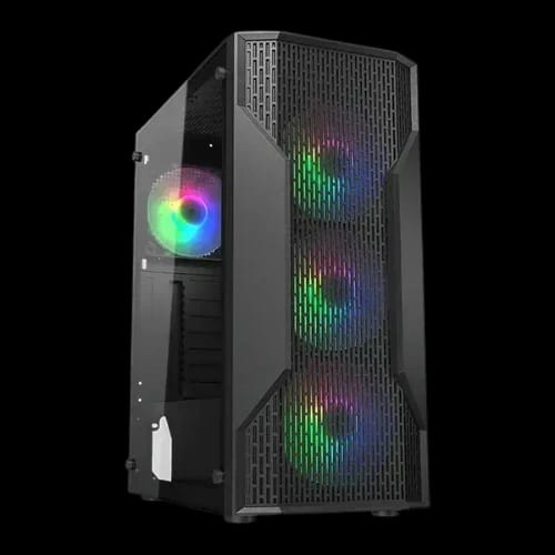 cougar mx110 rgb mid tower gaming casing