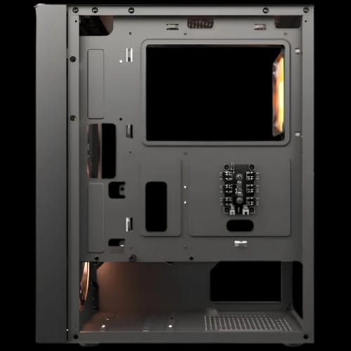 cougar mx160 argb mid tower gaming casing back