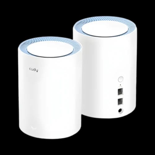 cudy m1200 ac1200 dual band mesh router 2 pack back