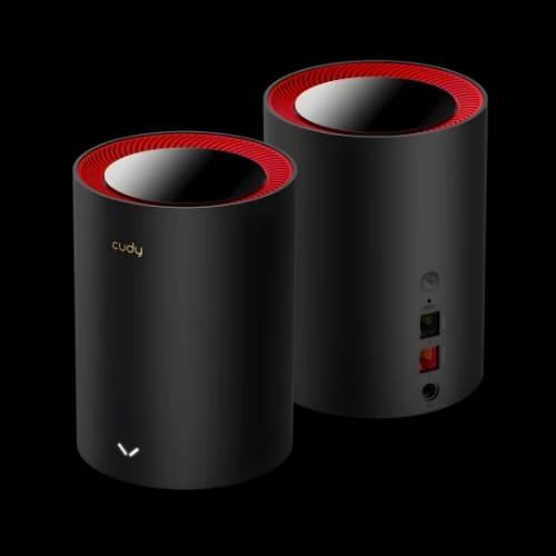 cudy m3000 ax3000 25g dual band wi fi 6 mesh router 2 pack ports