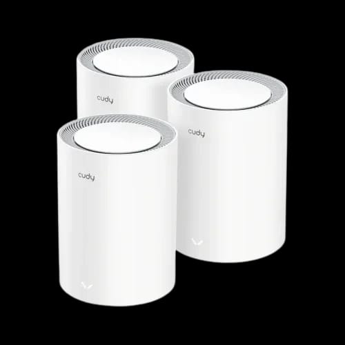 cudy m3000 ax3000 25g dual band wi fi 6 mesh router 3 pack