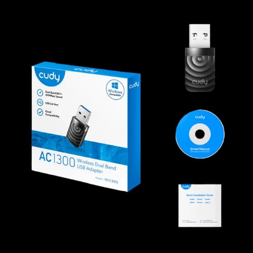 cudy wu1300s ac1300 high gain dual band usb wifi adapter 2