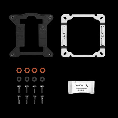 deepcool ag400 g2 wh single tower cpu cooler accessories