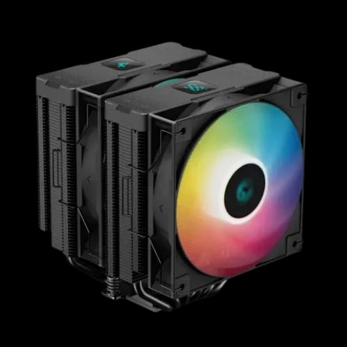 deepcool ag620 digital argb cpu air cooler black