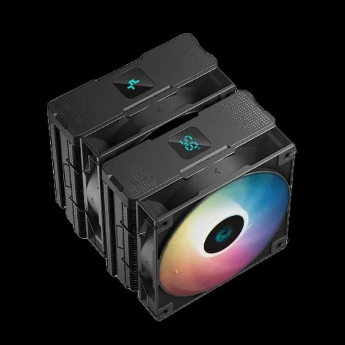 deepcool ag620 digital bk argb 120mm black air 31716379572 background removed