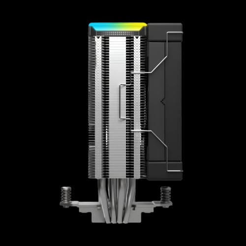 deepcool ak400 digital se argb single tower air cpu cooler side