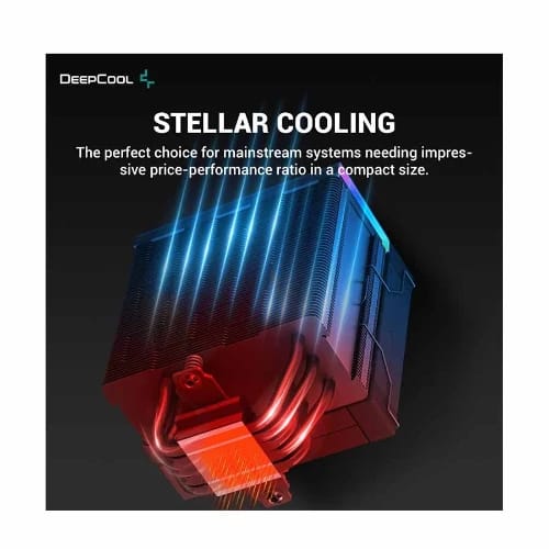 deepcool ak500s digital rgb 120mm black air cpu 51716378680