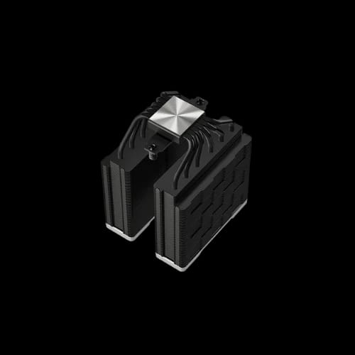 deepcool ak620 zero dark high performance dual tower cpu cooler heatpipes