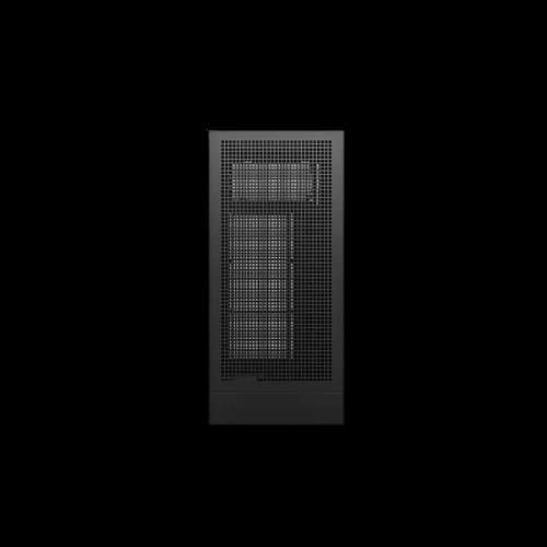 deepcool ch170 plus vertical m atx compact black case front
