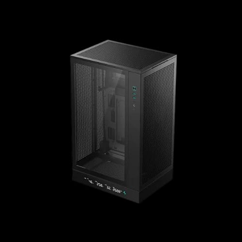 deepcool ch270 digital m atx mini tower gaming case black