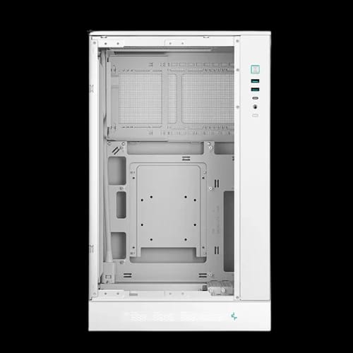 deepcool ch270 digital m atx mini tower gaming case white 3