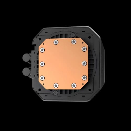 deepcool lm240 240mm argb liquid cpu cooler with display pump