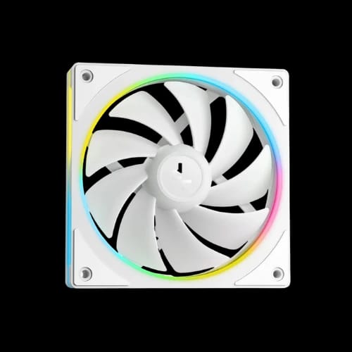 deepcool lm360 wh argb 360mm liquid cpu cooler with display fan