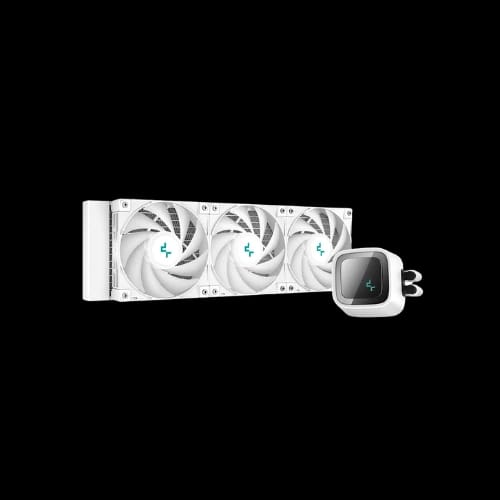 deepcool ls720 wh 360mm argb liquid cpu cooler white without argb