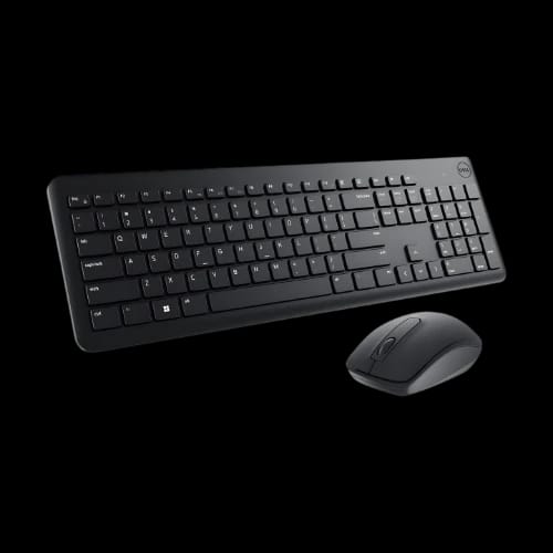 dell km3322w wireless black keyboard mouse combo main