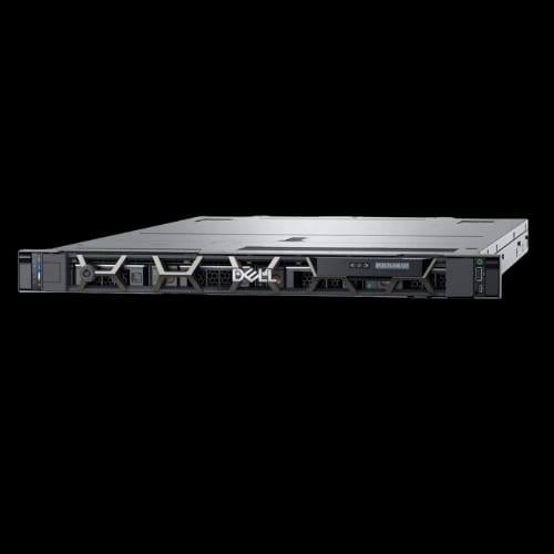 dell poweredge r6525 256 core 1u rack server left view