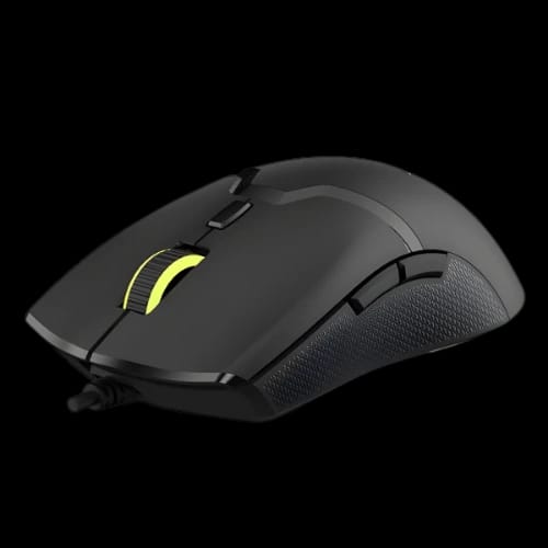 delux m800a rgb 6 button gaming mouse front