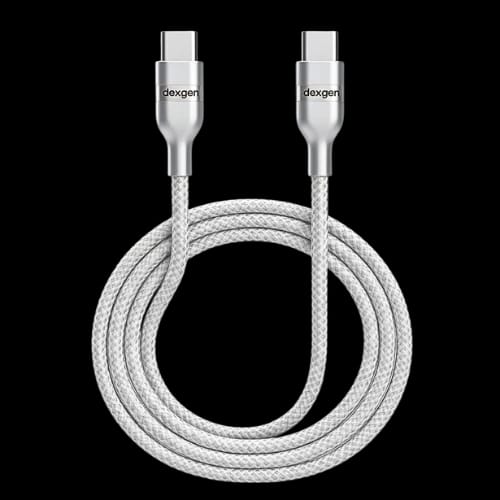 dexgen 65w super fast c to c cable silver main