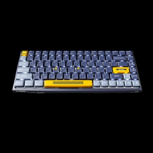 durgod k710 hi keys blue wireless mechanical keyboard front view