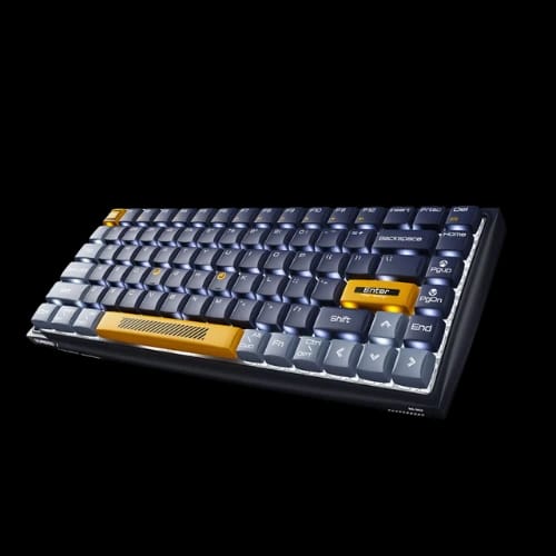 durgod k710 hi keys blue wireless mechanical keyboard sideview
