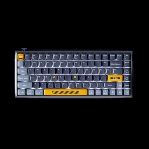 durgod k710 hi keys blue wireless mechanical keyboard upper side view