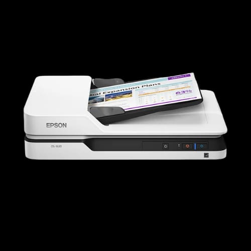 epson ds 1630 flatbed and sheet scanner with adf main