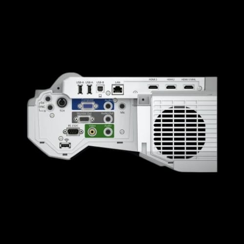 epson eb 695wi ultra short throw interactive 3lcd projector back